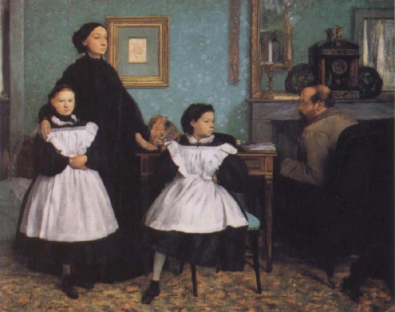 German Hilaire Edgar The Bellelli Family Spain oil painting art